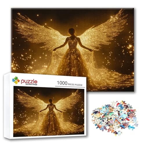 Puzzle Engel Puzzle 300 Teile Flügel, Herausforderung Impossible Jigsaw, Erwachsene Wooden Jigsaw Spielzeug, Puzzlespiele für Die Ganze Familie Stressabbau, Geschenk für Frauen Männer 40 x 28 cm B-7 Puzzle Engel Puzzle 300 Teile Flügel, Herausforderung Impossible Jigsaw, Erwachsene Wooden Jigsaw Spielzeug, Puzzlespiele für Die Ganze Familie Stressabbau, Geschenk für Frauen Männer 40 x 28 cm B-7 von FeiPride