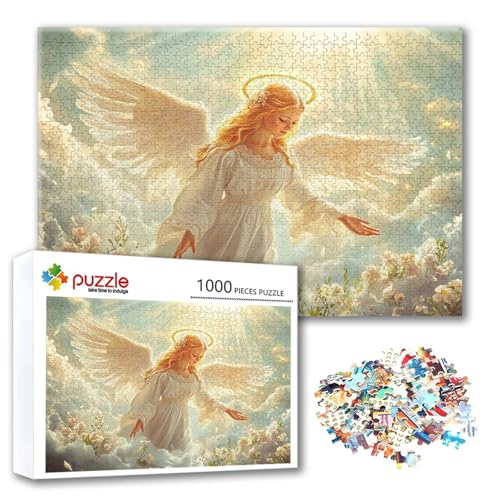 Puzzle Engel Puzzle 4000 Teile Frau, Herausforderung Impossible Jigsaw, Erwachsene Wooden Jigsaw Spielzeug, Puzzlespiele für Die Ganze Familie Stressabbau, Geschenk für Frauen Männer 140 x 87 cm W-4 Puzzle Engel Puzzle 4000 Teile Frau, Herausforderung Impossible Jigsaw, Erwachsene Wooden Jigsaw Spielzeug, Puzzlespiele für Die Ganze Familie Stressabbau, Geschenk für Frauen Männer 140 x 87 cm W-4 von FeiPride