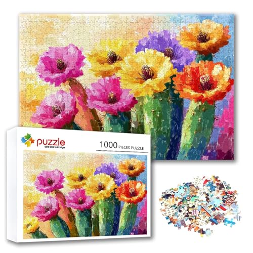Puzzle Farbe Puzzle 300 Teile Kaktus, Herausforderung Impossible Jigsaw, Erwachsene Wooden Jigsaw Spielzeug, Puzzlespiele für Die Ganze Familie Stressabbau, Geschenk für Frauen Männer 40 x 28 cm H-0 Puzzle Farbe Puzzle 300 Teile Kaktus, Herausforderung Impossible Jigsaw, Erwachsene Wooden Jigsaw Spielzeug, Puzzlespiele für Die Ganze Familie Stressabbau, Geschenk für Frauen Männer 40 x 28 cm H-0 von FeiPride