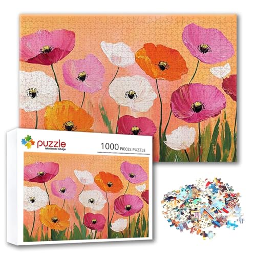 Puzzle Farbe Puzzle 500 Teile Blume, Herausforderung Impossible Jigsaw, Erwachsene Wooden Jigsaw Spielzeug, Puzzlespiele für Die Ganze Familie Stressabbau, Geschenk für Frauen Männer 52 x 38 cm E-5 Puzzle Farbe Puzzle 500 Teile Blume, Herausforderung Impossible Jigsaw, Erwachsene Wooden Jigsaw Spielzeug, Puzzlespiele für Die Ganze Familie Stressabbau, Geschenk für Frauen Männer 52 x 38 cm E-5 von FeiPride