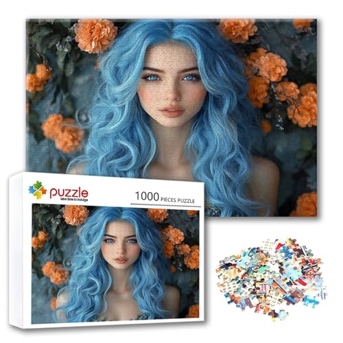 Puzzle Frau Puzzle 500 Teile Blume, Herausforderung Impossible Jigsaw, Erwachsene Wooden Jigsaw Spielzeug, Puzzlespiele für Die Ganze Familie Stressabbau, Geschenk für Frauen Männer 52 x 38 cm O-6 Puzzle Frau Puzzle 500 Teile Blume, Herausforderung Impossible Jigsaw, Erwachsene Wooden Jigsaw Spielzeug, Puzzlespiele für Die Ganze Familie Stressabbau, Geschenk für Frauen Männer 52 x 38 cm O-6 von FeiPride