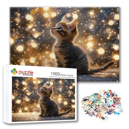Puzzle Katze Puzzle 4000 Teile Sternenhimmel, Herausforderung Impossible Jigsaw, Erwachsene Wooden Jigsaw, Puzzlespiele für Die Ganze Familie Stressabbau, Geschenk für Frauen Männer 140 x 87 cm X-7 Puzzle Katze Puzzle 4000 Teile Sternenhimmel, Herausforderung Impossible Jigsaw, Erwachsene Wooden Jigsaw, Puzzlespiele für Die Ganze Familie Stressabbau, Geschenk für Frauen Männer 140 x 87 cm X-7 von FeiPride