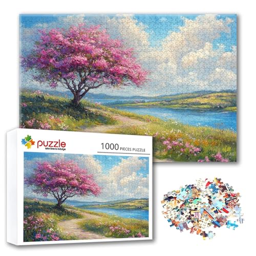 Puzzle Landschaft Puzzle 2000 Teile Baum, Herausforderung Impossible Jigsaw, Erwachsene Wooden Jigsaw Spielzeug, Puzzlespiele für Die Ganze Familie Stressabbau, Geschenk für Frauen 100 x 70 cm B-0 von FeiPride