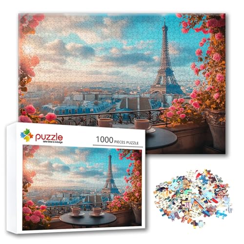 Puzzle Landschaft Puzzle 2000 Teile Turm, Herausforderung Impossible Jigsaw, Erwachsene Wooden Jigsaw Spielzeug, Puzzlespiele für Die Ganze Familie Stressabbau, Geschenk für Frauen 100 x 70 cm Q-2 von FeiPride