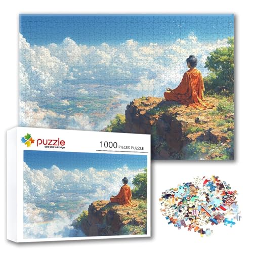 Puzzle Landschaft Puzzle 2000 Teile Zen, Herausforderung Impossible Jigsaw, Erwachsene Wooden Jigsaw Spielzeug, Puzzlespiele für Die Ganze Familie Stressabbau, Geschenk für Frauen 100 x 70 cm Z-7 von FeiPride