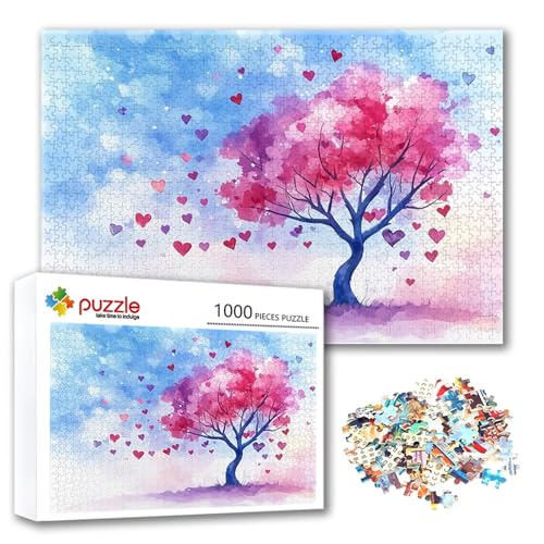 Puzzle Liebe Puzzle 2000 Teile Baum, Herausforderung Impossible Jigsaw, Erwachsene Wooden Jigsaw Spielzeug, Puzzlespiele für Die Ganze Familie Stressabbau, Geschenk für Frauen Männer 100 x 70 cm X-4 Puzzle Liebe Puzzle 2000 Teile Baum, Herausforderung Impossible Jigsaw, Erwachsene Wooden Jigsaw Spielzeug, Puzzlespiele für Die Ganze Familie Stressabbau, Geschenk für Frauen Männer 100 x 70 cm X-4 von FeiPride