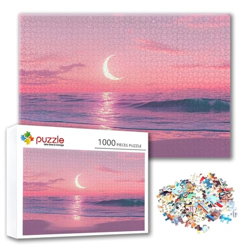 Puzzle Mond Puzzle 3000 Teile Meer, Herausforderung Impossible Jigsaw, Erwachsene Wooden Jigsaw Spielzeug, Puzzlespiele für Die Ganze Familie Stressabbau, Geschenk für Frauen Männer 122 x 80 cm O-1 Puzzle Mond Puzzle 3000 Teile Meer, Herausforderung Impossible Jigsaw, Erwachsene Wooden Jigsaw Spielzeug, Puzzlespiele für Die Ganze Familie Stressabbau, Geschenk für Frauen Männer 122 x 80 cm O-1 von FeiPride