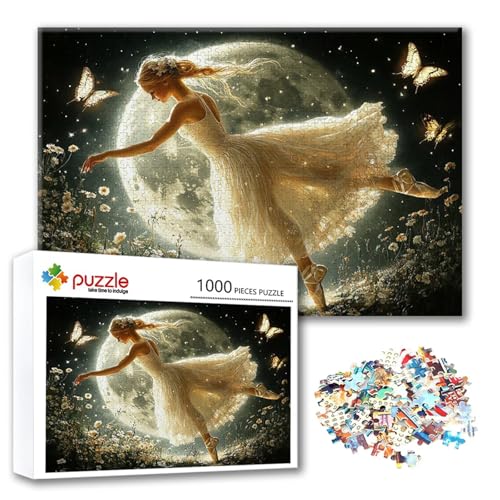 Puzzle Mond Puzzle 4000 Teile Landschaft, Herausforderung Impossible Jigsaw, Erwachsene Wooden Jigsaw Spielzeug, Puzzlespiele für Die Ganze Familie Stressabbau, Geschenk für Frauen 140 x 87 cm C-8 von FeiPride