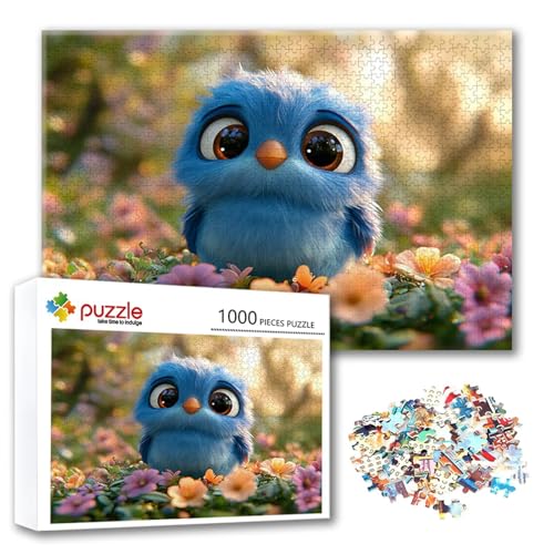 Puzzle Niedlich Puzzle 3000 Teile Tier, Herausforderung Impossible Jigsaw, Erwachsene Wooden Jigsaw Spielzeug, Puzzlespiele für Die Ganze Familie Stressabbau, Geschenk für Frauen 122 x 80 cm Z-1 von FeiPride