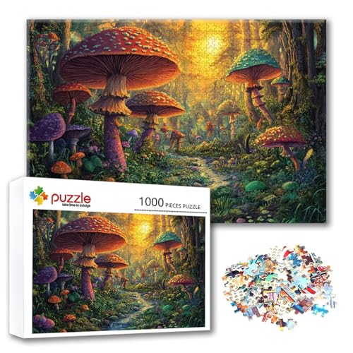 Puzzle Pilz Puzzle 300 Teile Wald, Herausforderung Impossible Jigsaw, Erwachsene Wooden Jigsaw Spielzeug, Puzzlespiele für Die Ganze Familie Stressabbau, Geschenk für Frauen Männer 40 x 28 cm G-9 Puzzle Pilz Puzzle 300 Teile Wald, Herausforderung Impossible Jigsaw, Erwachsene Wooden Jigsaw Spielzeug, Puzzlespiele für Die Ganze Familie Stressabbau, Geschenk für Frauen Männer 40 x 28 cm G-9 von FeiPride