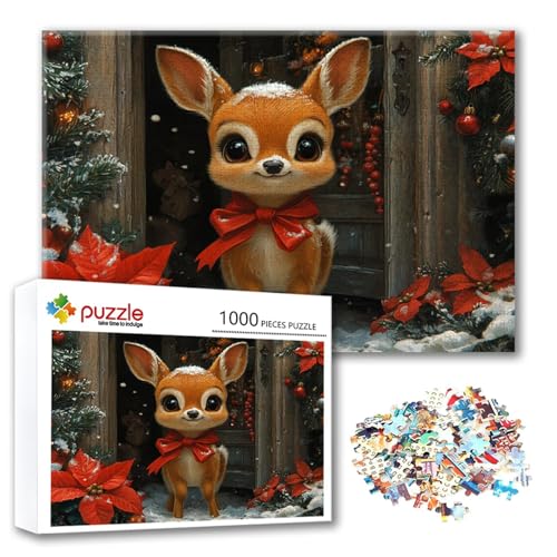 Puzzle REH Puzzle 300 Teile Tier, Herausforderung Impossible Jigsaw, Erwachsene Wooden Jigsaw Spielzeug, Puzzlespiele für Die Ganze Familie Stressabbau, Geschenk für Frauen Männer 40 x 28 cm O-3 Puzzle REH Puzzle 300 Teile Tier, Herausforderung Impossible Jigsaw, Erwachsene Wooden Jigsaw Spielzeug, Puzzlespiele für Die Ganze Familie Stressabbau, Geschenk für Frauen Männer 40 x 28 cm O-3 von FeiPride