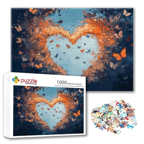 Puzzle Schmetterling Puzzle 3000 Teile Liebe, Herausforderung Impossible Jigsaw, Erwachsene Wooden Jigsaw, Puzzlespiele für Die Ganze Familie Stressabbau, Geschenk für Frauen Männer 122 x 80 cm Z-8 Puzzle Schmetterling Puzzle 3000 Teile Liebe, Herausforderung Impossible Jigsaw, Erwachsene Wooden Jigsaw, Puzzlespiele für Die Ganze Familie Stressabbau, Geschenk für Frauen Männer 122 x 80 cm Z-8 von FeiPride