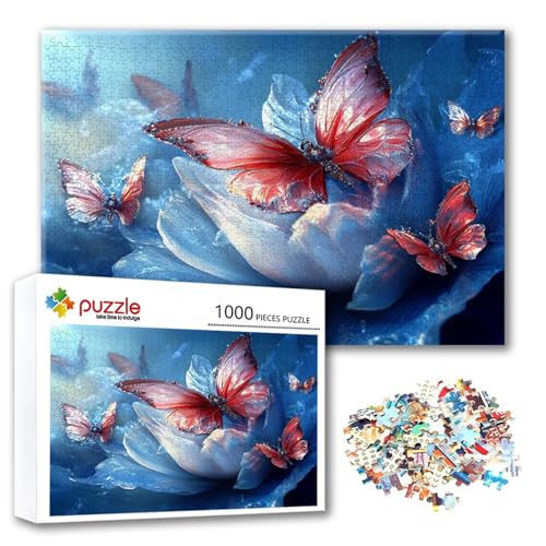 Puzzle Schmetterling Puzzle 4000 Teile Blume, Herausforderung Impossible Jigsaw, Erwachsene Wooden Jigsaw, Puzzlespiele für Die Ganze Familie Stressabbau, Geschenk für Frauen Männer 140 x 87 cm H-8 Puzzle Schmetterling Puzzle 4000 Teile Blume, Herausforderung Impossible Jigsaw, Erwachsene Wooden Jigsaw, Puzzlespiele für Die Ganze Familie Stressabbau, Geschenk für Frauen Männer 140 x 87 cm H-8 von FeiPride