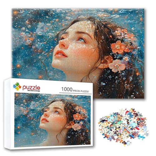 Puzzle Schönheit Puzzle 1500 Teile Blume, Herausforderung Impossible Jigsaw, Erwachsene Wooden Jigsaw Spielzeug, Puzzlespiele für Die Ganze Familie Stressabbau, Geschenk für Frauen 87 x 57 cm Q-8 Puzzle Schönheit Puzzle 1500 Teile Blume, Herausforderung Impossible Jigsaw, Erwachsene Wooden Jigsaw Spielzeug, Puzzlespiele für Die Ganze Familie Stressabbau, Geschenk für Frauen 87 x 57 cm Q-8 von FeiPride