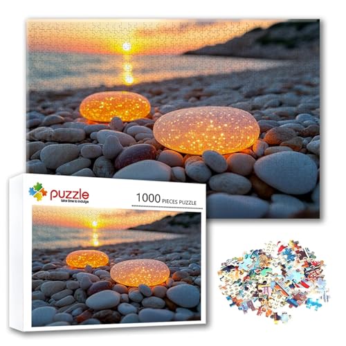 Puzzle Strand Puzzle 2000 Teile Landschaft, Herausforderung Impossible Jigsaw, Erwachsene Wooden Jigsaw, Puzzlespiele für Die Ganze Familie Stressabbau, Geschenk für Frauen Männer 100 x 70 cm U-9 von FeiPride