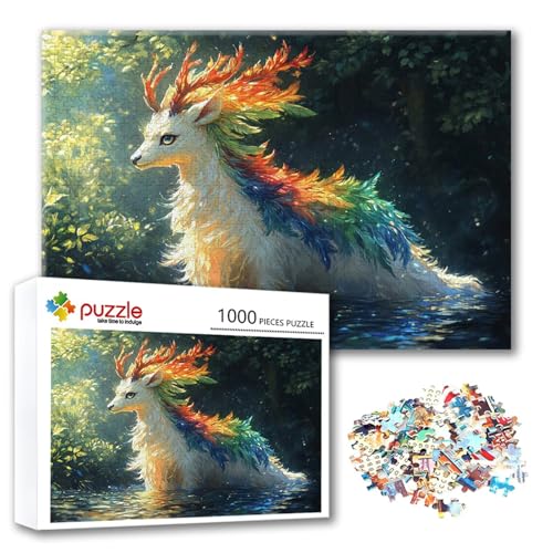 Puzzle Tier Puzzle 300 Teile Farbe, Herausforderung Impossible Jigsaw, Erwachsene Wooden Jigsaw Spielzeug, Puzzlespiele für Die Ganze Familie Stressabbau, Geschenk für Frauen Männer 40 x 28 cm Z-7 Puzzle Tier Puzzle 300 Teile Farbe, Herausforderung Impossible Jigsaw, Erwachsene Wooden Jigsaw Spielzeug, Puzzlespiele für Die Ganze Familie Stressabbau, Geschenk für Frauen Männer 40 x 28 cm Z-7 von FeiPride