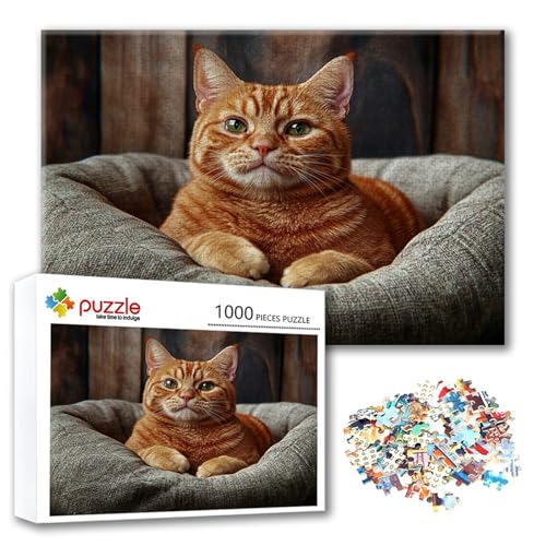 Puzzle Tier Puzzle 300 Teile Katze, Herausforderung Impossible Jigsaw, Erwachsene Wooden Jigsaw Spielzeug, Puzzlespiele für Die Ganze Familie Stressabbau, Geschenk für Frauen Männer 40 x 28 cm C-4 Puzzle Tier Puzzle 300 Teile Katze, Herausforderung Impossible Jigsaw, Erwachsene Wooden Jigsaw Spielzeug, Puzzlespiele für Die Ganze Familie Stressabbau, Geschenk für Frauen Männer 40 x 28 cm C-4 von FeiPride