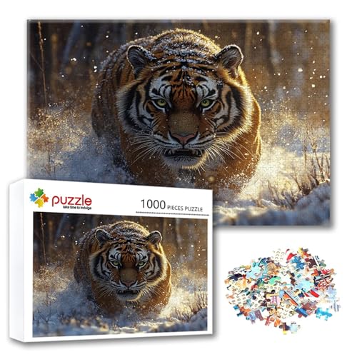 Puzzle Tiger Puzzle 2000 Teile Tier, Herausforderung Impossible Jigsaw, Erwachsene Wooden Jigsaw Spielzeug, Puzzlespiele für Die Ganze Familie Stressabbau, Geschenk für Frauen Männer 100 x 70 cm Z-0 Puzzle Tiger Puzzle 2000 Teile Tier, Herausforderung Impossible Jigsaw, Erwachsene Wooden Jigsaw Spielzeug, Puzzlespiele für Die Ganze Familie Stressabbau, Geschenk für Frauen Männer 100 x 70 cm Z-0 von FeiPride