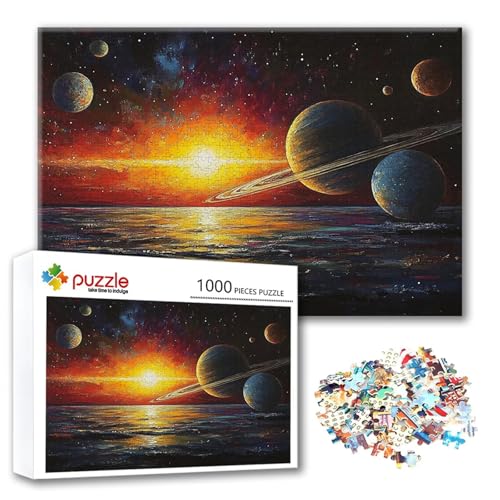 Puzzle Universum Puzzle 2000 Teile Landschaft, Herausforderung Impossible Jigsaw, Erwachsene Wooden Jigsaw, Puzzlespiele für Die Ganze Familie Stressabbau, Geschenk für Frauen Männer 100 x 70 cm O-1 von FeiPride