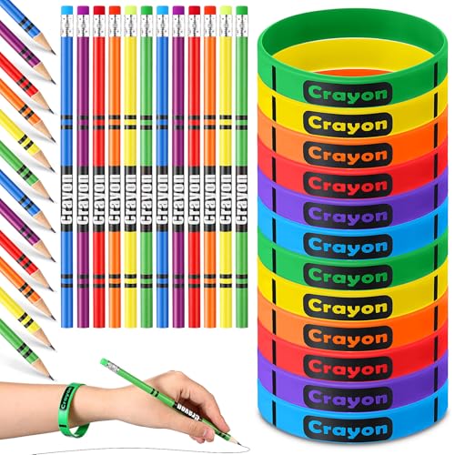 Feifeiya 96 Stück Buntstifte, Armbänder, Geschenke, Buntstifte, Themenparty, Gastgeschenke, Schulanfang, Geschenke für Kinder, Studenten, Klassenzimmer, Schulanfang, Geburtstagsparty-Zubehör Feifeiya 96 Stück Buntstifte, Armbänder, Geschenke, Buntstifte, Themenparty, Gastgeschenke, Schulanfang, Geschenke für Kinder, Studenten, Klassenzimmer, Schulanfang, Geburtstagsparty-Zubehör von Feifeiya