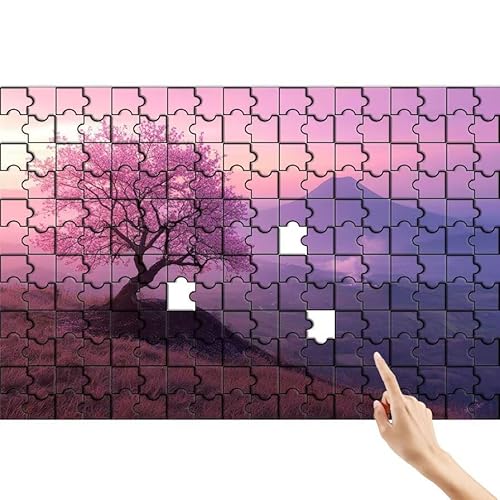 Baum Puzzle 1000 Teile Erwachsene, Berg Klassische Puzzles Bastelset Erwachsene, Buntes und Lustiges Lernspiele Set, Herausforderung Spielzeug mit Box für Home Wall Decor, Geschenke für Männer D-8 von Feionnug