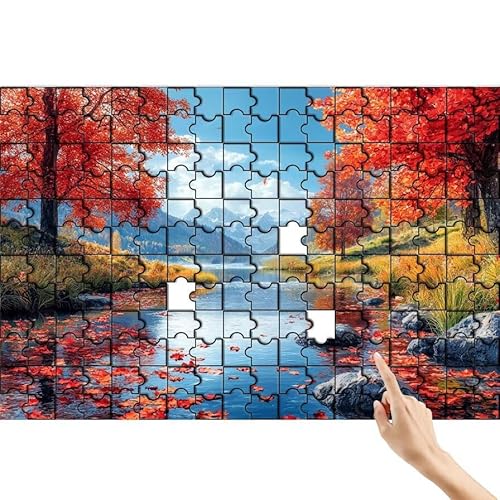 Baum Puzzle 140 Teile Erwachsene, Landschaft Klassische Puzzles Bastelset Erwachsene, Buntes und Lustiges Lernspiele Set, Herausforderung Spielzeug mit Box für Home Wall Decor Geschenke für Männer V-4 Baum Puzzle 140 Teile Erwachsene, Landschaft Klassische Puzzles Bastelset Erwachsene, Buntes und Lustiges Lernspiele Set, Herausforderung Spielzeug mit Box für Home Wall Decor Geschenke für Männer V-4 von Feionnug