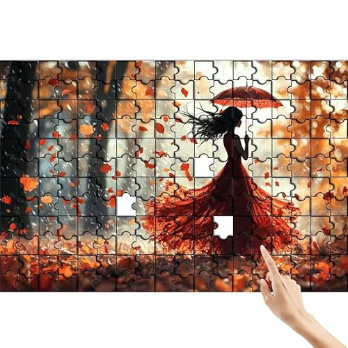 Baum Puzzle 140 Teile Erwachsene, Mädchen Klassische Puzzles Bastelset Erwachsene, Buntes und Lustiges Lernspiele Set, Herausforderung Spielzeug mit Box für Home Wall Decor, Geschenke für Männer D-6 von Feionnug