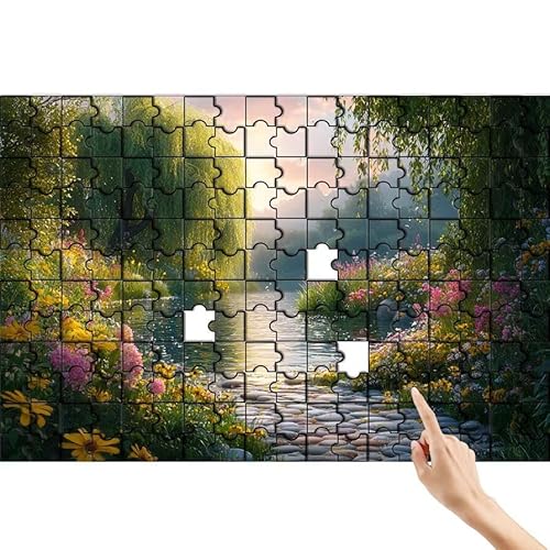 Baum Puzzle 1500 Teile Erwachsene, Landschaft Klassische Puzzles Bastelset Erwachsene, Buntes und Lustiges Lernspiele, Herausforderung Spielzeug mit Box für Home Wall Decor Geschenke für Männer C-1 von Feionnug