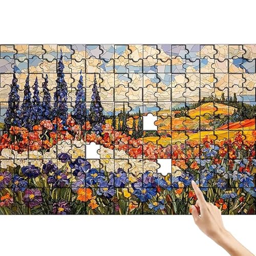 Baum Puzzle 1500 Teile Erwachsene, Landschaft Klassische Puzzles Bastelset Erwachsene, Buntes und Lustiges Lernspiele, Herausforderung Spielzeug mit Box für Home Wall Decor Geschenke für Männer F-3 von Feionnug