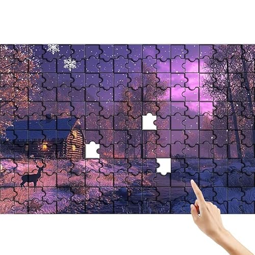 Baum Puzzle 300 Teile Erwachsene, Sternenhimmel Klassische Puzzles Bastelset Erwachsene, Buntes und Lustiges Lernspiele, Herausforderung Spielzeug mit Box für Home Wall Decor Geschenke für Männer U-7 von Feionnug