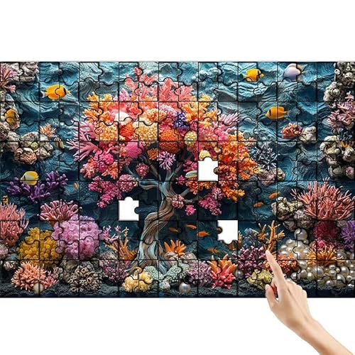 Baum Puzzle 36 Teile Erwachsene, Koralle Klassische Puzzles Bastelset Erwachsene, Buntes und Lustiges Lernspiele Set, Herausforderung Spielzeug mit Box für Home Wall Decor, Geschenke für Männer B-8 Baum Puzzle 36 Teile Erwachsene, Koralle Klassische Puzzles Bastelset Erwachsene, Buntes und Lustiges Lernspiele Set, Herausforderung Spielzeug mit Box für Home Wall Decor, Geschenke für Männer B-8 von Feionnug