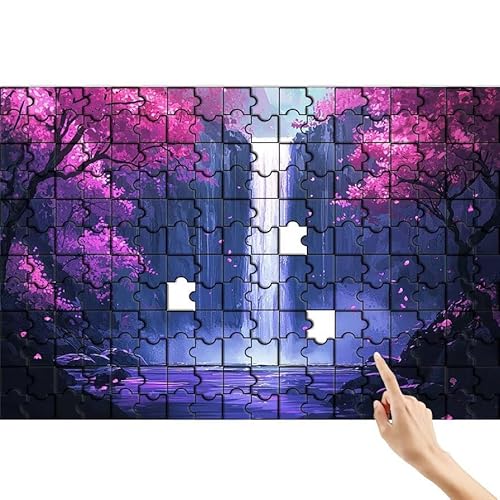 Baum Puzzle 500 Teile Erwachsene, Fallen Klassische Puzzles Bastelset Erwachsene, Buntes und Lustiges Lernspiele Set, Herausforderung Spielzeug mit Box für Home Wall Decor, Geschenke für Männer P-9 von Feionnug