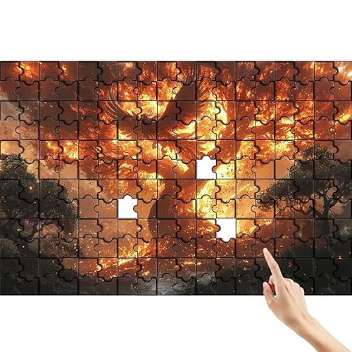 Baum Puzzle 500 Teile Erwachsene, Phönix Klassische Puzzles Bastelset Erwachsene, Buntes und Lustiges Lernspiele Set, Herausforderung Spielzeug mit Box für Home Wall Decor, Geschenke für Männer S-7 von Feionnug