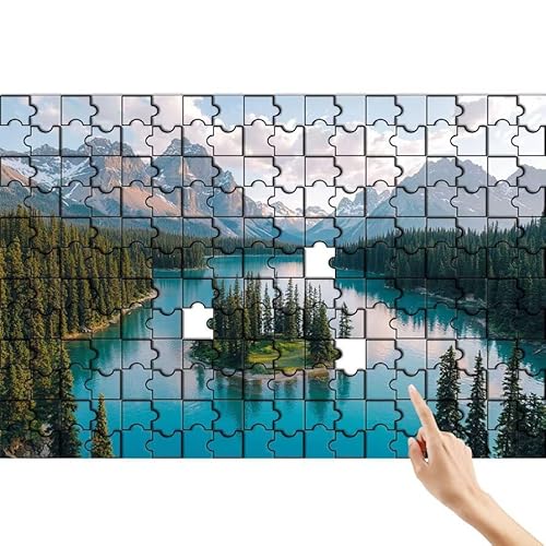 Berg Puzzle 1000 Teile Erwachsene, See Klassische Puzzles Bastelset Erwachsene, Buntes und Lustiges Lernspiele Set, Herausforderung Spielzeug mit Box für Home Wall Decor, Geschenke für Männer X-4 von Feionnug