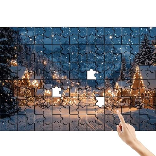 Berg Puzzle 1500 Teile Erwachsene, Ländlich Klassische Puzzles Bastelset Erwachsene, Buntes und Lustiges Lernspiele Set, Herausforderung Spielzeug mit Box für Home Wall Decor, Geschenke für Männer G-0 von Feionnug