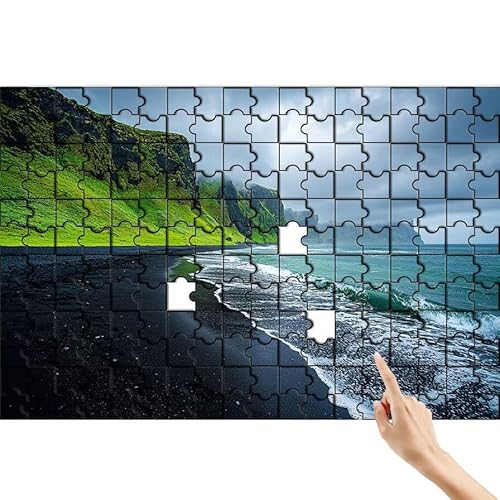 Berg Puzzle 1500 Teile Erwachsene, Strand Klassische Puzzles Bastelset Erwachsene, Buntes und Lustiges Lernspiele Set, Herausforderung Spielzeug mit Box für Home Wall Decor, Geschenke für Männer D-1 von Feionnug
