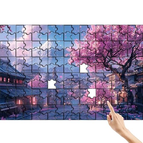Berg Puzzle 300 Teile Erwachsene, Landschaft Klassische Puzzles Bastelset Erwachsene, Buntes und Lustiges Lernspiele Set, Herausforderung Spielzeug mit Box für Home Wall Decor Geschenke für Männer P-1 von Feionnug