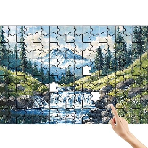 Berg Puzzle 500 Teile Erwachsene, Baum Klassische Puzzles Bastelset Erwachsene, Buntes und Lustiges Lernspiele Set, Herausforderung Spielzeug mit Box für Home Wall Decor, Geschenke für Männer J-2 Berg Puzzle 500 Teile Erwachsene, Baum Klassische Puzzles Bastelset Erwachsene, Buntes und Lustiges Lernspiele Set, Herausforderung Spielzeug mit Box für Home Wall Decor, Geschenke für Männer J-2 von Feionnug