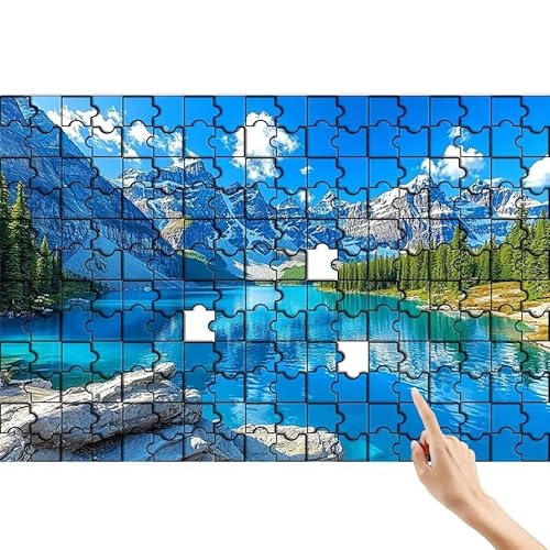 Berg Puzzle 90 Teile Erwachsene, See Klassische Puzzles Bastelset Erwachsene, Buntes und Lustiges Lernspiele Set, Herausforderung Spielzeug mit Box für Home Wall Decor, Geschenke für Männer C-4 Berg Puzzle 90 Teile Erwachsene, See Klassische Puzzles Bastelset Erwachsene, Buntes und Lustiges Lernspiele Set, Herausforderung Spielzeug mit Box für Home Wall Decor, Geschenke für Männer C-4 von Feionnug