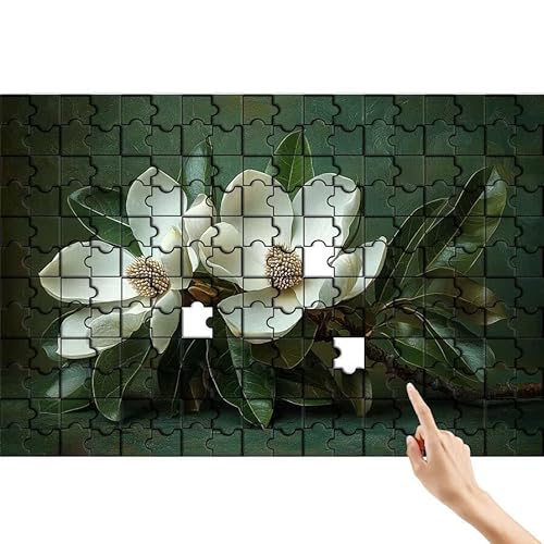 Blume Puzzle 1000 Teile Erwachsene, Anlage Klassische Puzzles Bastelset Erwachsene, Buntes und Lustiges Lernspiele Set, Herausforderung Spielzeug mit Box für Home Wall Decor, Geschenke für Männer E-5 von Feionnug
