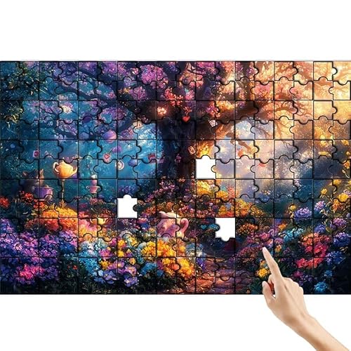 Blume Puzzle 1000 Teile Erwachsene, Baum Klassische Puzzles Bastelset Erwachsene, Buntes und Lustiges Lernspiele Set, Herausforderung Spielzeug mit Box für Home Wall Decor, Geschenke für Männer G-4 Blume Puzzle 1000 Teile Erwachsene, Baum Klassische Puzzles Bastelset Erwachsene, Buntes und Lustiges Lernspiele Set, Herausforderung Spielzeug mit Box für Home Wall Decor, Geschenke für Männer G-4 von Feionnug