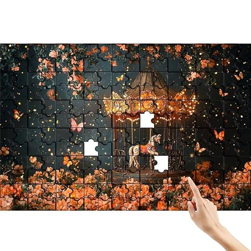 Blume Puzzle 1000 Teile Erwachsene, Karussell Klassische Puzzles Bastelset Erwachsene, Buntes und Lustiges Lernspiele, Herausforderung Spielzeug mit Box für Home Wall Decor Geschenke für Männer W-0 Blume Puzzle 1000 Teile Erwachsene, Karussell Klassische Puzzles Bastelset Erwachsene, Buntes und Lustiges Lernspiele, Herausforderung Spielzeug mit Box für Home Wall Decor Geschenke für Männer W-0 von Feionnug