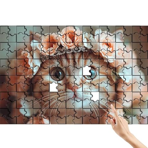 Blume Puzzle 1000 Teile Erwachsene, Katze Klassische Puzzles Bastelset Erwachsene, Buntes und Lustiges Lernspiele Set, Herausforderung Spielzeug mit Box für Home Wall Decor, Geschenke für Männer M-7 Blume Puzzle 1000 Teile Erwachsene, Katze Klassische Puzzles Bastelset Erwachsene, Buntes und Lustiges Lernspiele Set, Herausforderung Spielzeug mit Box für Home Wall Decor, Geschenke für Männer M-7 von Feionnug
