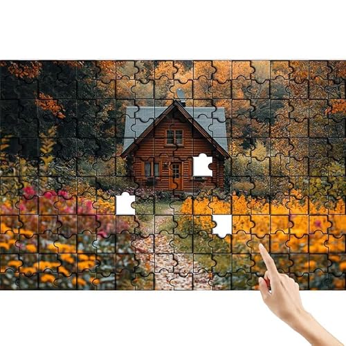 Blume Puzzle 1000 Teile Erwachsene, Landschaft Klassische Puzzles Bastelset Erwachsene, Buntes und Lustiges Lernspiele, Herausforderung Spielzeug mit Box für Home Wall Decor Geschenke für Männer K-6 von Feionnug