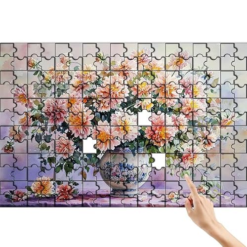 Blume Puzzle 1000 Teile Erwachsene, Vase Klassische Puzzles Bastelset Erwachsene, Buntes und Lustiges Lernspiele Set, Herausforderung Spielzeug mit Box für Home Wall Decor, Geschenke für Männer W-9 Blume Puzzle 1000 Teile Erwachsene, Vase Klassische Puzzles Bastelset Erwachsene, Buntes und Lustiges Lernspiele Set, Herausforderung Spielzeug mit Box für Home Wall Decor, Geschenke für Männer W-9 von Feionnug