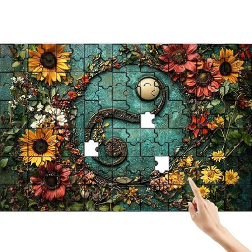 Blume Puzzle 140 Teile Erwachsene, Anlage Klassische Puzzles Bastelset Erwachsene, Buntes und Lustiges Lernspiele Set, Herausforderung Spielzeug mit Box für Home Wall Decor, Geschenke für Männer R-3 Blume Puzzle 140 Teile Erwachsene, Anlage Klassische Puzzles Bastelset Erwachsene, Buntes und Lustiges Lernspiele Set, Herausforderung Spielzeug mit Box für Home Wall Decor, Geschenke für Männer R-3 von Feionnug