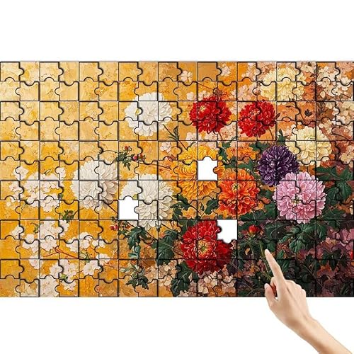 Blume Puzzle 140 Teile Erwachsene, Anlage Klassische Puzzles Bastelset Erwachsene, Buntes und Lustiges Lernspiele Set, Herausforderung Spielzeug mit Box für Home Wall Decor, Geschenke für Männer W-6 Blume Puzzle 140 Teile Erwachsene, Anlage Klassische Puzzles Bastelset Erwachsene, Buntes und Lustiges Lernspiele Set, Herausforderung Spielzeug mit Box für Home Wall Decor, Geschenke für Männer W-6 von Feionnug