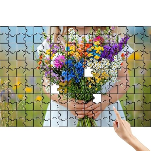 Blume Puzzle 140 Teile Erwachsene, Mädchen Klassische Puzzles Bastelset Erwachsene, Buntes und Lustiges Lernspiele Set, Herausforderung Spielzeug mit Box für Home Wall Decor, Geschenke für Männer Q-1 Blume Puzzle 140 Teile Erwachsene, Mädchen Klassische Puzzles Bastelset Erwachsene, Buntes und Lustiges Lernspiele Set, Herausforderung Spielzeug mit Box für Home Wall Decor, Geschenke für Männer Q-1 von Feionnug