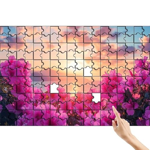 Blume Puzzle 140 Teile Erwachsene, Sonnenuntergang Klassische Puzzles Bastelset Erwachsene, Buntes Lustiges Lernspiele, Herausforderung Spielzeug mit Box für Home Wall Decor Geschenke für Männer V-5 Blume Puzzle 140 Teile Erwachsene, Sonnenuntergang Klassische Puzzles Bastelset Erwachsene, Buntes Lustiges Lernspiele, Herausforderung Spielzeug mit Box für Home Wall Decor Geschenke für Männer V-5 von Feionnug