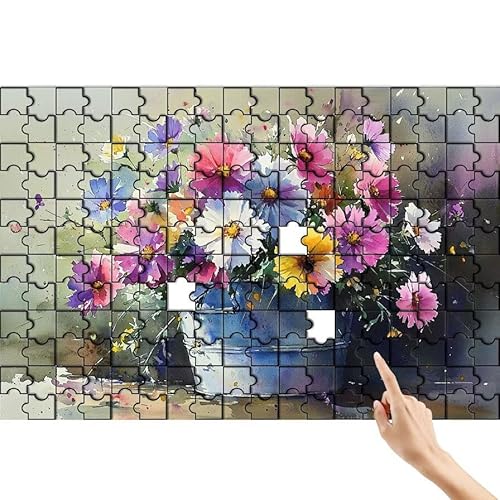 Blume Puzzle 1500 Teile Erwachsene, Anlage Klassische Puzzles Bastelset Erwachsene, Buntes und Lustiges Lernspiele Set, Herausforderung Spielzeug mit Box für Home Wall Decor, Geschenke für Männer Q-6 Blume Puzzle 1500 Teile Erwachsene, Anlage Klassische Puzzles Bastelset Erwachsene, Buntes und Lustiges Lernspiele Set, Herausforderung Spielzeug mit Box für Home Wall Decor, Geschenke für Männer Q-6 von Feionnug